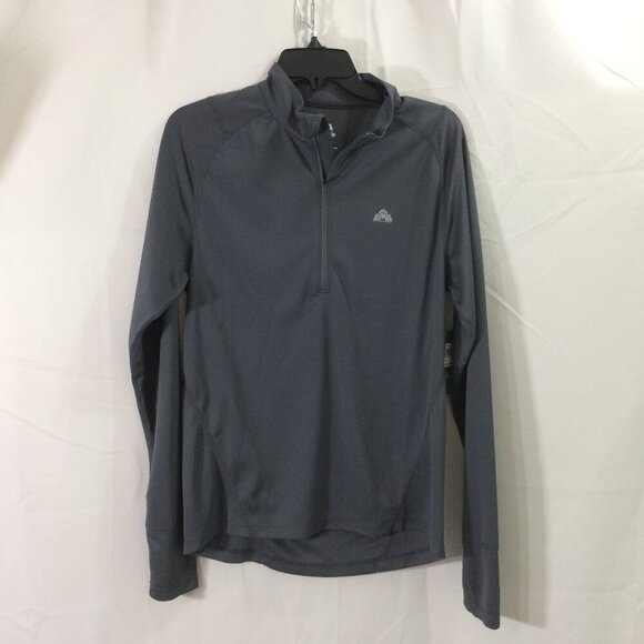 NEW Eastern Mountain EMS Midweight Base Layer Pullover ¼ Zip Gray Size Small - Picture 1 of 4